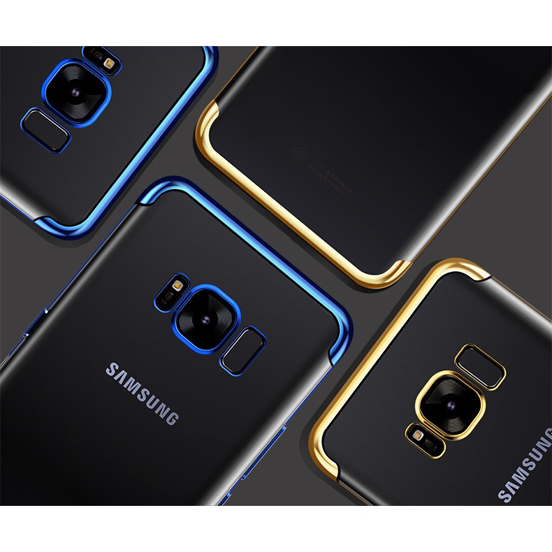 Ốp điện thoại TPU mạ viền mềm cho Samsung M20 J3 J5 J7 Pro A6 Plus A3 A5 A8 A7 2018