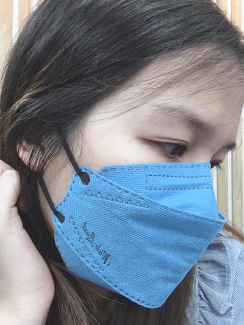 (Gói 6 chiếc) Khẩu trang 3D Land Mask than kháng khuẩn mẫu KF94