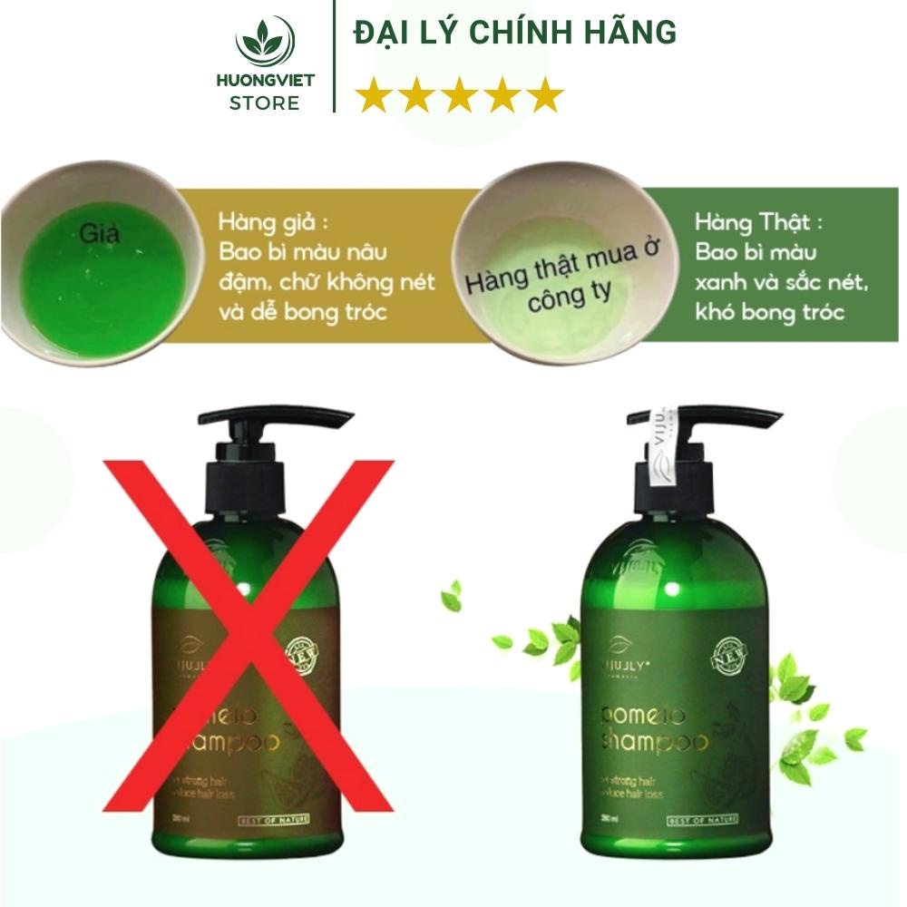 Dầu Gội Đầu Bưởi Chính Hãng Vijully Cosmetic 280ml Organic Ngăn Ngừa Chống Rụng Và Kích Thích Mọc Tóc Nhanh Dài Tự Nhiên