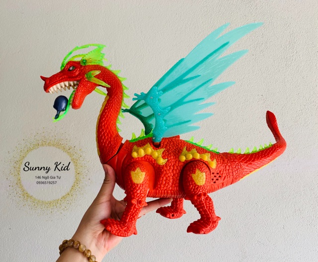 Khủng long Rồng đẻ trứng chạy pin 🦖🐲