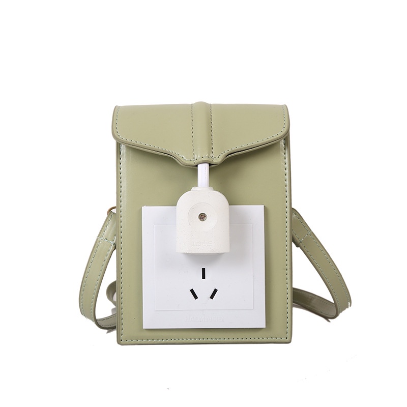 Túi Đeo Vai Hình Vuông Kèm Công Tắc Điện 2022 Thời Trang Hàn Quốc Cho Nữ