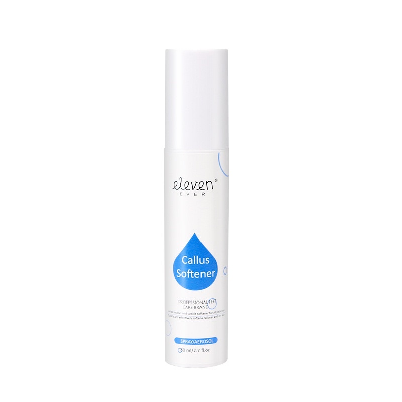 Chai xịt nước xịt mềm da chà gót eleven sử dụng cùng chà gót chân