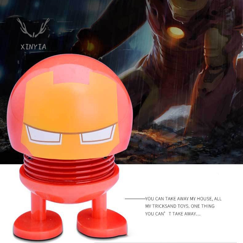 Đồ trang trí xe hơi hình Iron Man/captain America/liquid/hulk/spiderman độc đáo