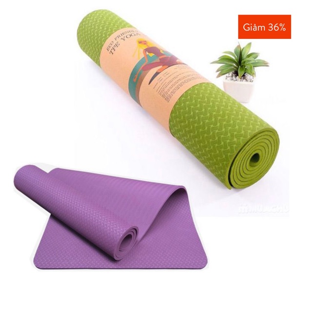 [SALE SHOCK] Thảm tập Yoga Eco Friendly 12 ly.