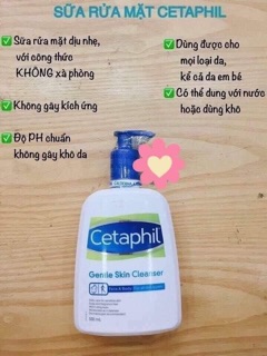 Sữa rửa mặt Cetaphil cleanser 591ml