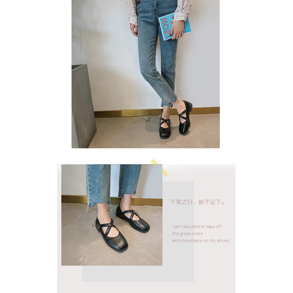 [Order] Mẫu giày Mary Jane quoai đqn chéo phong cách hàn quốc | BigBuy360 - bigbuy360.vn