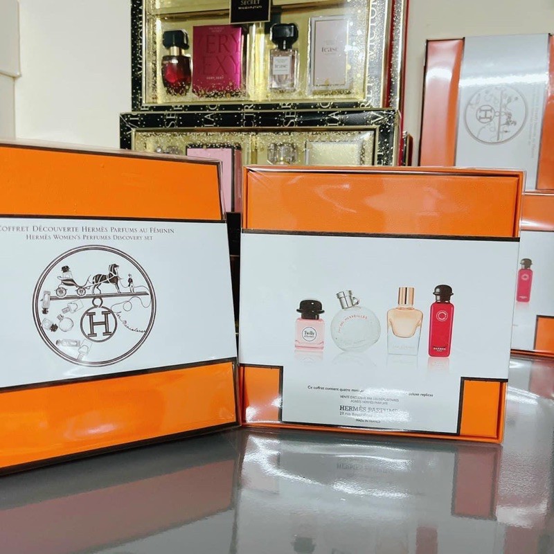 Sét nước hoa Hermes mini 4 chai