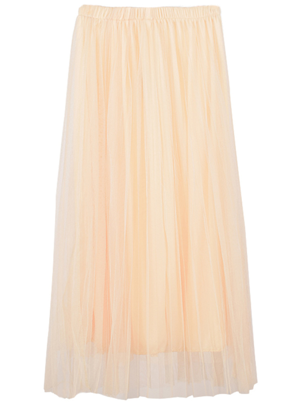 Chân váy dài nữ xòe lưng cao mới 2021, Đầm dài xòe xếp ly lớp ren ngoài màu đen trắng cao cấp thời trang du lịch công sở | BigBuy360 - bigbuy360.vn