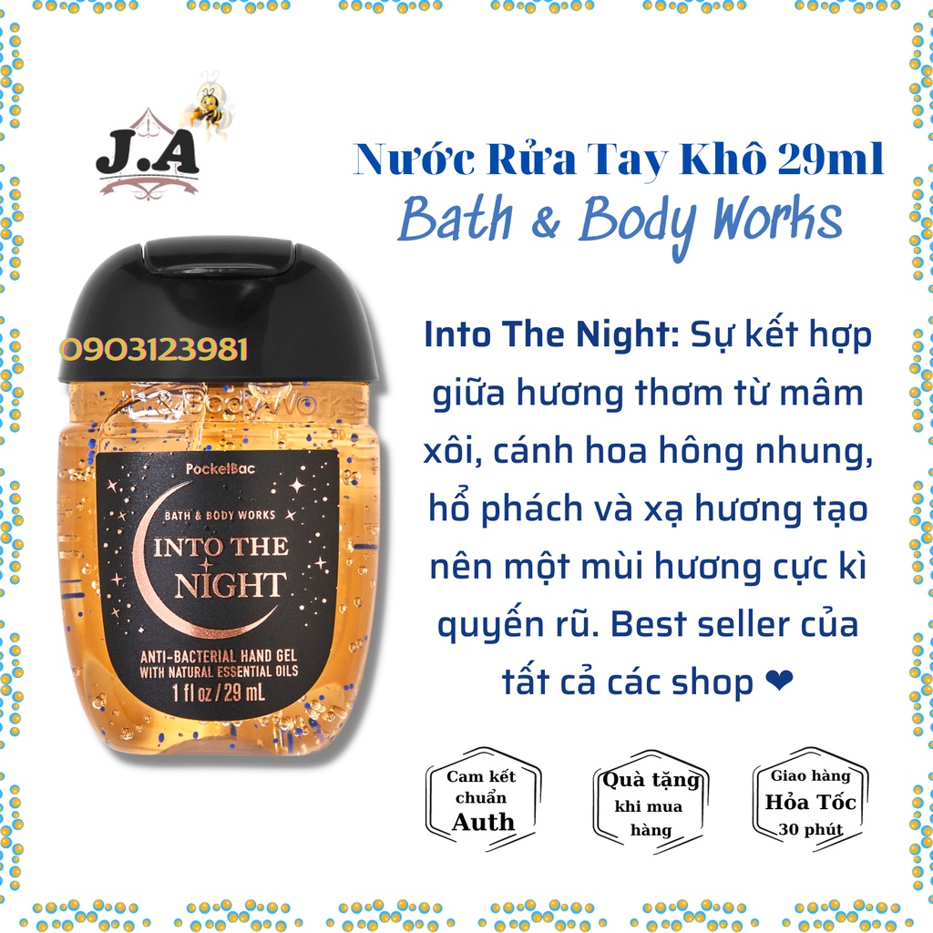 Gel / Nước Rửa Tay Khô Bath & Body Works Dung Tích 29ml