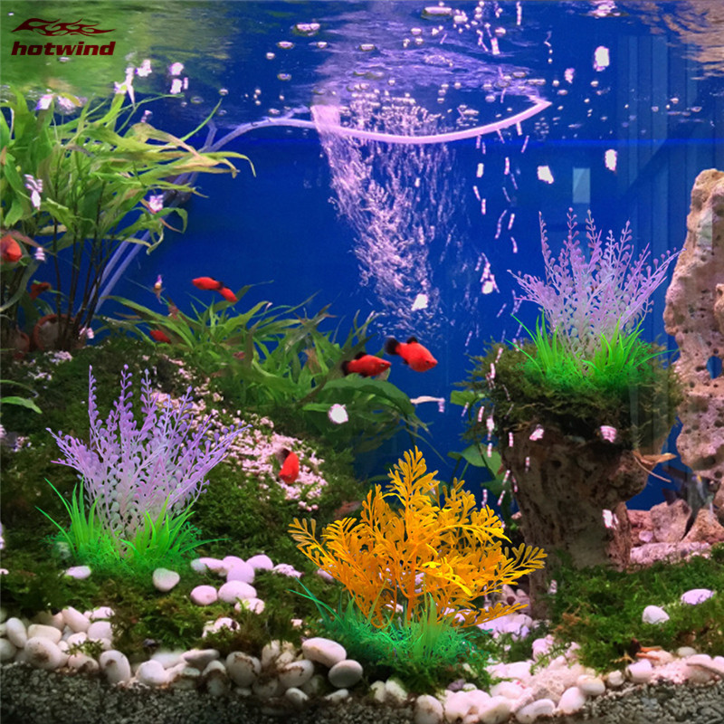 Cây Cảnh Nhân Tạo Trang Trí Bể Cá Độc Đáo