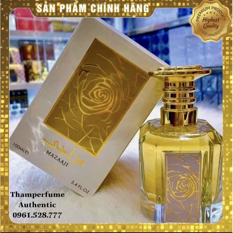 Nước hoa Nữ Dubai Mazaaji 100ml EDP Sang Trọng, Ngọt Ngào , Cuốn Hút Đầy Sexy