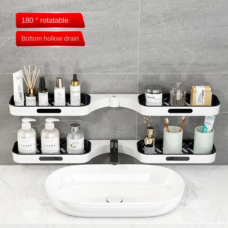 Giá Đỡ Gắn Tường Không Cần Khoan Tiện Dụng Cho Phòng Tắm / Nhà Bếp