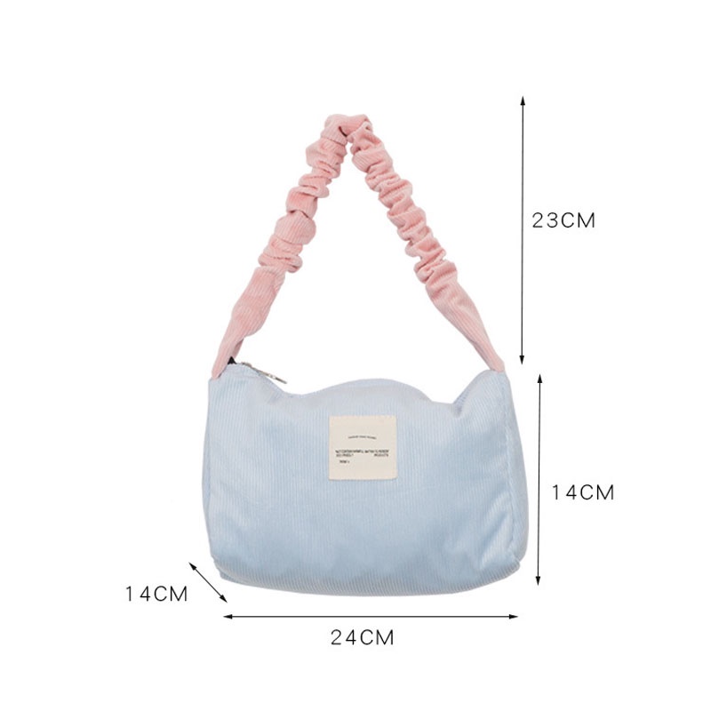 Túi Tote Đeo Vai / Xách Tay Bằng Vải Nhung Phong Cách Cổ Điển Dễ Thương Thời Trang Cho Nữ