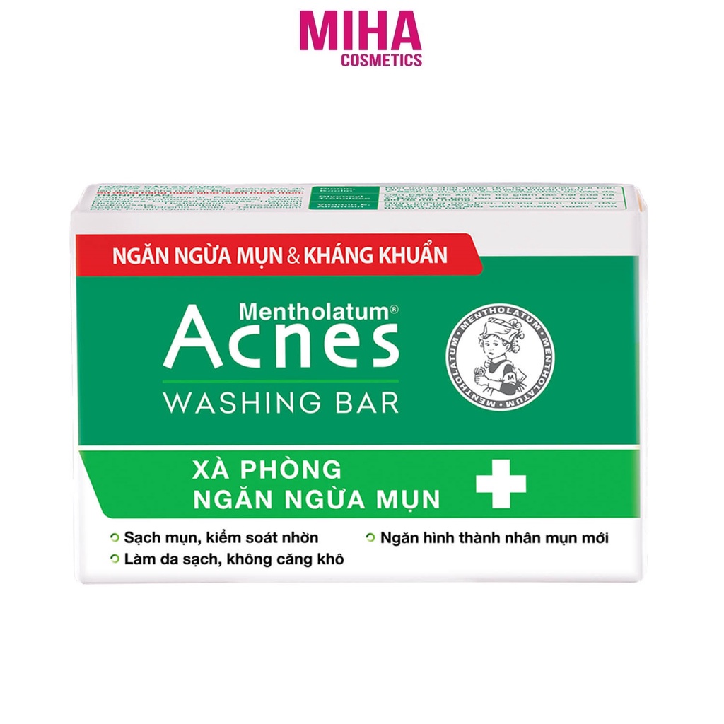 Xà Phòng Hỗ Trợ Ngăn Ngừa Mụn Và Kháng Khuẩn Acnes Washing Bar 75g