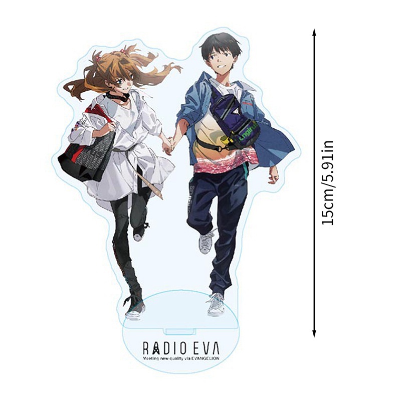 Mô Hình Nhân Vật Anime Neon Genesis Evangelion Kích Thước 15Cm Chân Đứng Bằng Acrylic