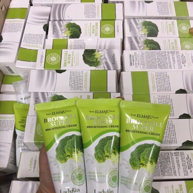 Sale 38% Kem Dưỡng Trắng Da Chiết Xuất Bông Cải Xanh Ladykin