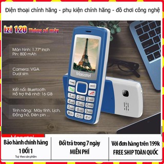 điện Thoại Masstel Izi 120 loa To- Phím To - Chính Hãng phân phối