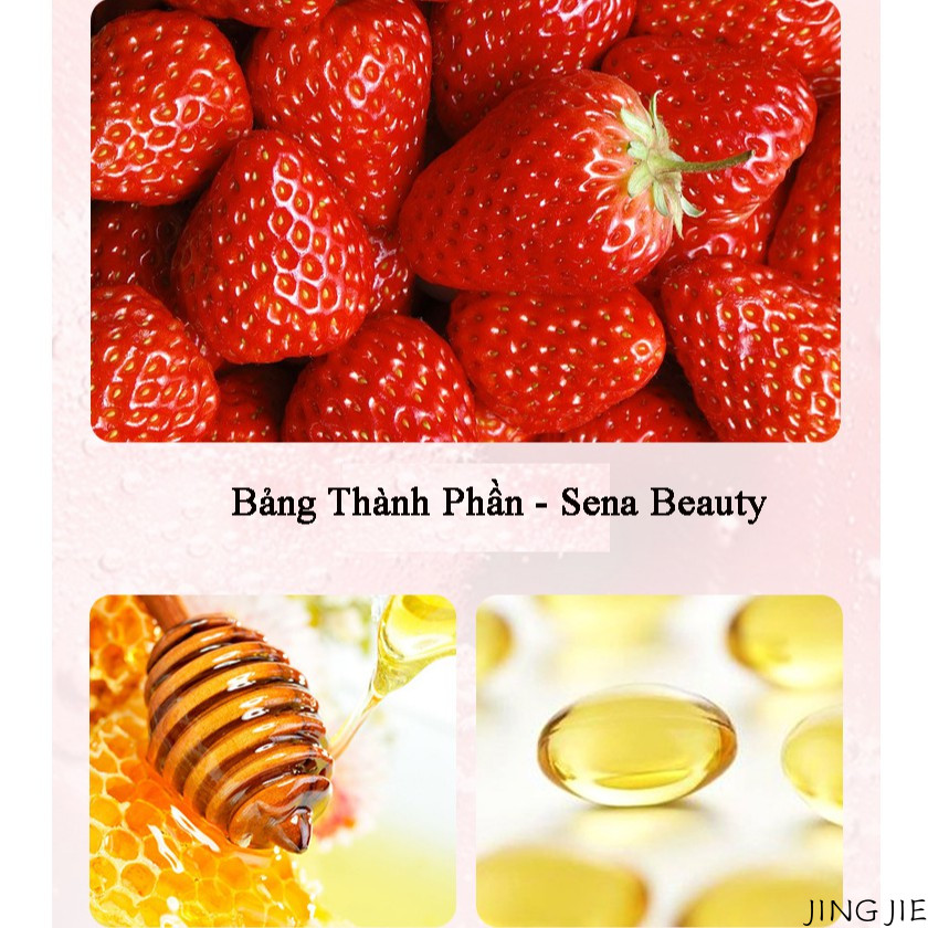 Mặt Nạ Ngủ Dưỡng Môi Mật Ong Dâu Tây Pilaten