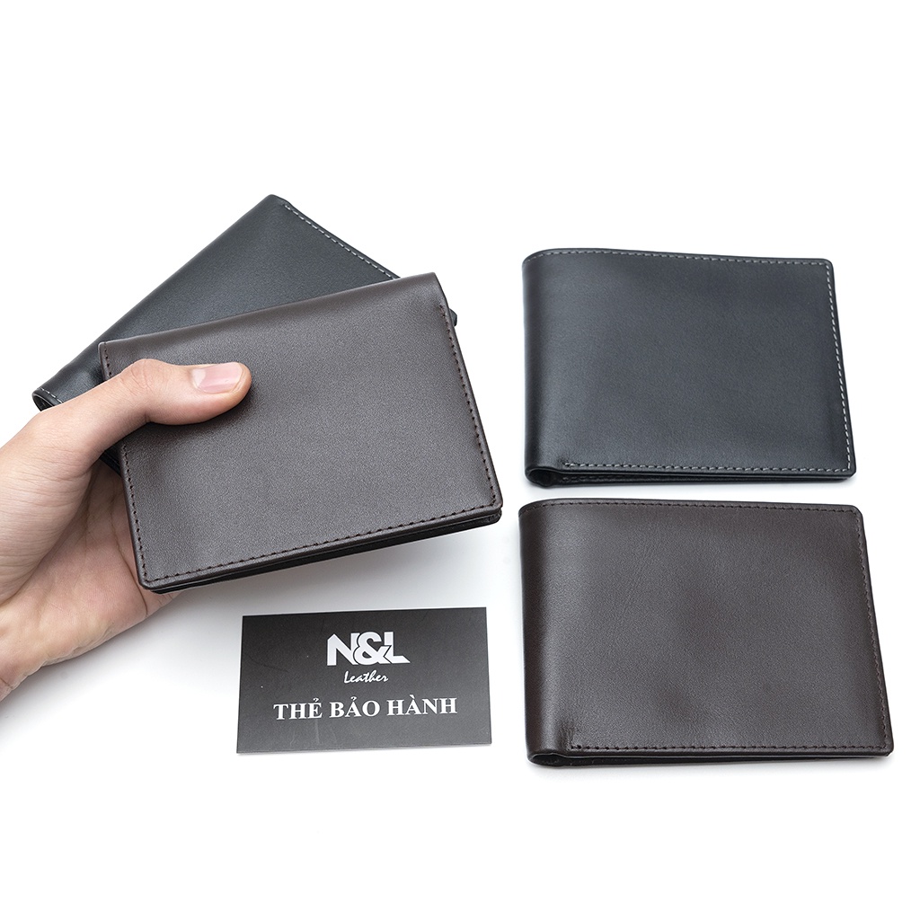 Ví Nam Da Bò Thật Nappa Cao Cấp Thương Hiệu N&amp;L leather