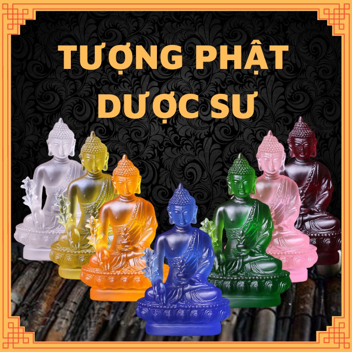 Tượng phật dược sư (Chọn mẫu) cao 12cm vừa vặn mọi không gian