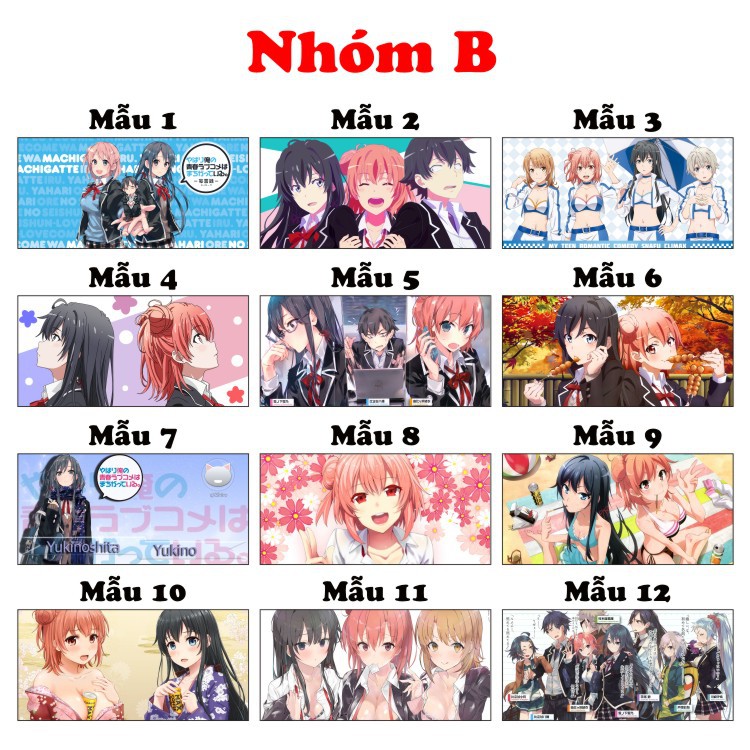 {24 Mẫu} Ly sứ in hình Anime Shigatsu wa kimi no uso+OreGairu Cốc uống nước đẹp làm quà tặng đặc biệt giá trị và ý nghĩa