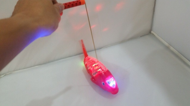 Lồng đèn trung thu cá chép led phát sáng có nhạc