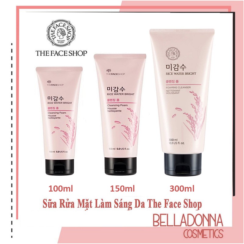 Sữa Rửa Mặt Gạo The Face Shop Rice Water Bright Cleansing Foam The Face Shop