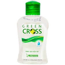 DUNG DỊCH NƯỚC RỬA TAY KHÔ GREEN CROSS 110ML TRÀ XANH