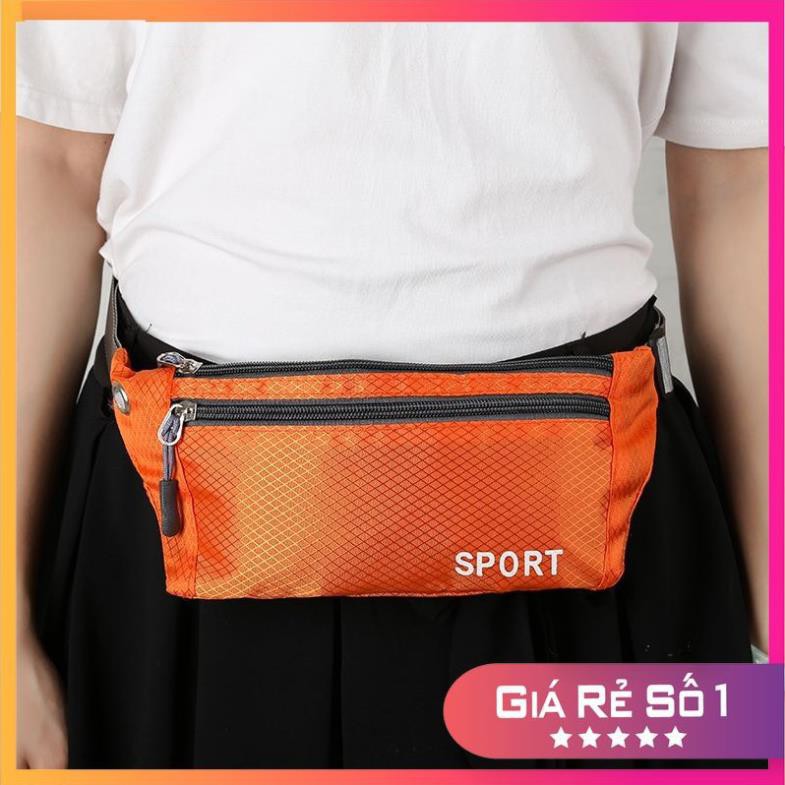 Túi đeo chéo hông bụng chạy bộ thể thao nam nữ mini chống thấm nước 3 ngăn nhỏ gọn cực kỳ tiện dụng TV01 | BigBuy360 - bigbuy360.vn