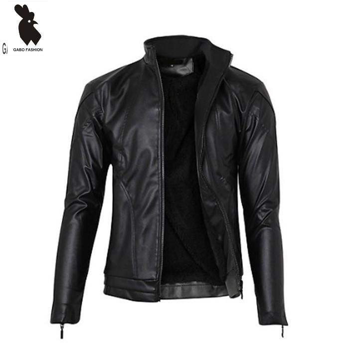 Áo khoác da nam lót lông cao cấp TTpigo Fashion AKD118