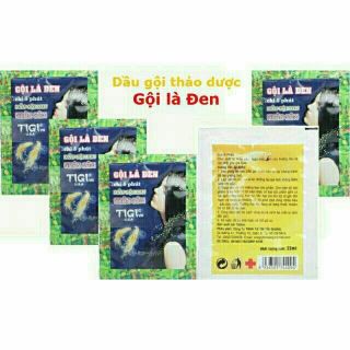 10 gói dầu gội đen tóc 1 dây