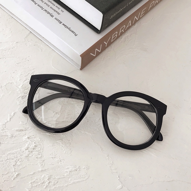 Gọng Kính Đen Phong Cách Retro Hàn Quốc