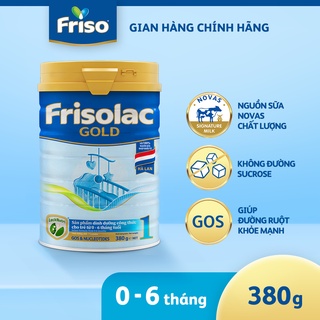 Sữa bột frisolac gold 1 380g dành cho trẻ từ 0 - 6 tháng tuổi
