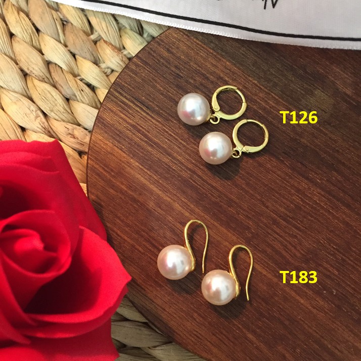 Bông Tai Nữ Ngọc, Khuyên ngọc đẹp T183 NaMoo Jewelry