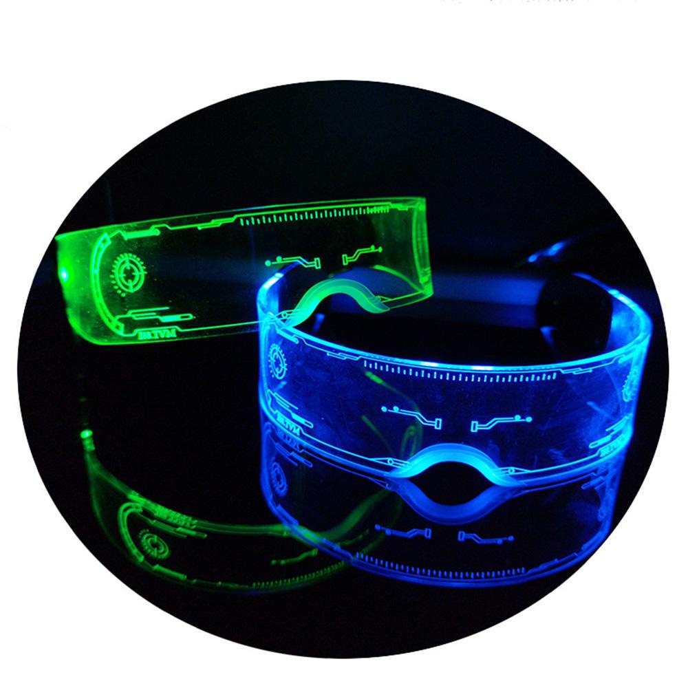LAY Mắt Kính Gọng EL Có Đèn LED Neon Trang Trí Tiệc DJ
