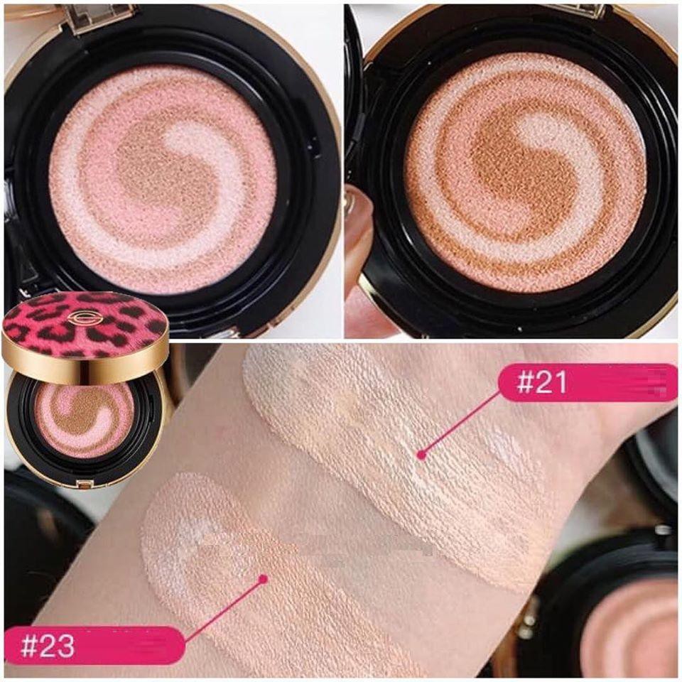 Phấn nước DPC Pink Aura SPF 50/PA+++ 21 Pink Beige 2 lõi 2 x 15 g Hộp Đen | BigBuy360 - bigbuy360.vn