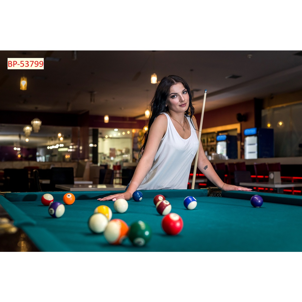 Tranh dán tường Club bida, Billiards, Bi-a Mẫu Hot Nhất, bán chạy trên thị trường