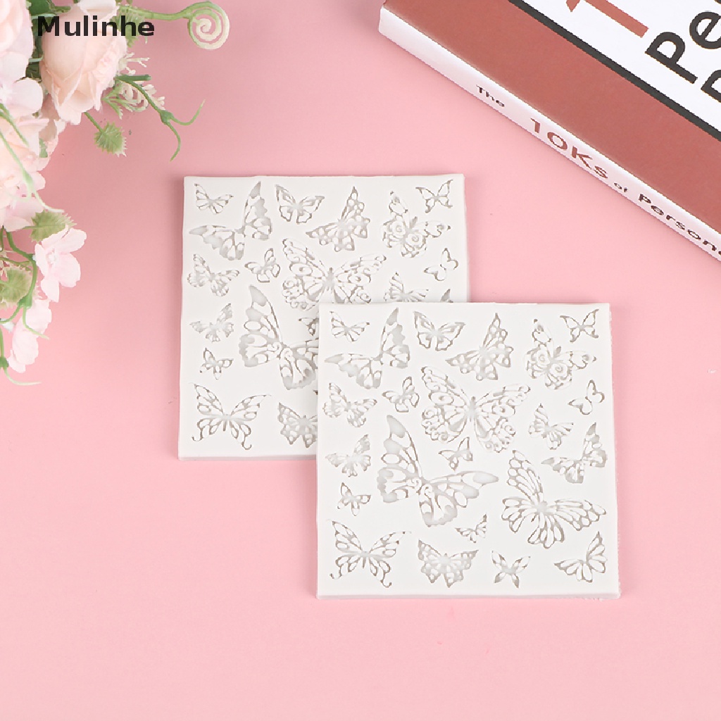 Khuôn silicone làm bánh hình bươm bướm