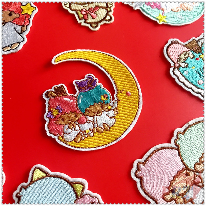 Set 1 / 3 Miếng Vá Quần Áo Hình Ngôi Sao / Bông Hoa Xinh Xắn