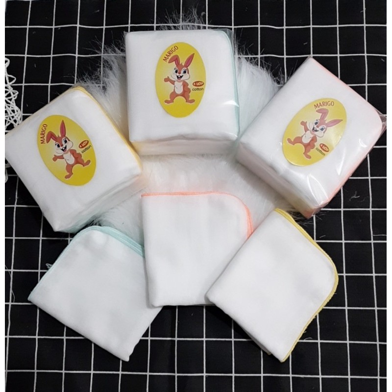 Khăn sữa cotton khổ nhỏ 25x25cm
