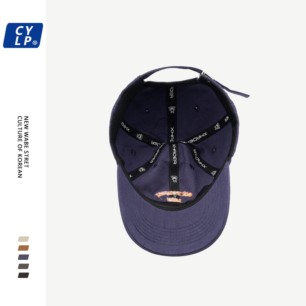 Nón lưỡi trai mềm thêu 1987 thời trang thu đông phong cách hàn quốc cho nam và nữ