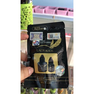 keo nối mi lady black