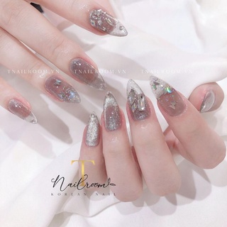 Nailbox - móng úp thiết kế / đính đá, ẩn charm bướm