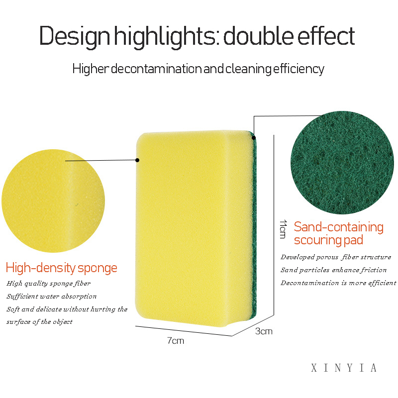 Bọt Biển Rửa Chén Có Tay Cầm Tiện Lợi