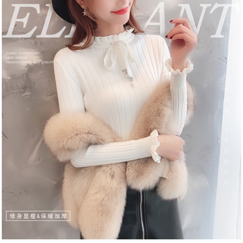 Áo Dệt Kim Chui Đầu Dáng Ôm Thiết Kế Ấm Áp Cho Nữ | BigBuy360 - bigbuy360.vn