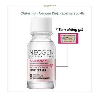 Dung Dịch Chấm giảm mụn Neogen Dermalogy A-clear Soothing Pink Eraser 15ml