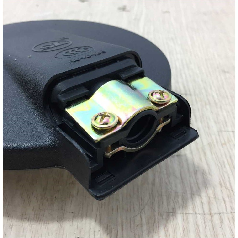 Gương chiếu hậu_1776, lỗ xỏ dọc ở cạnh dưới, gương tròn lồi d147