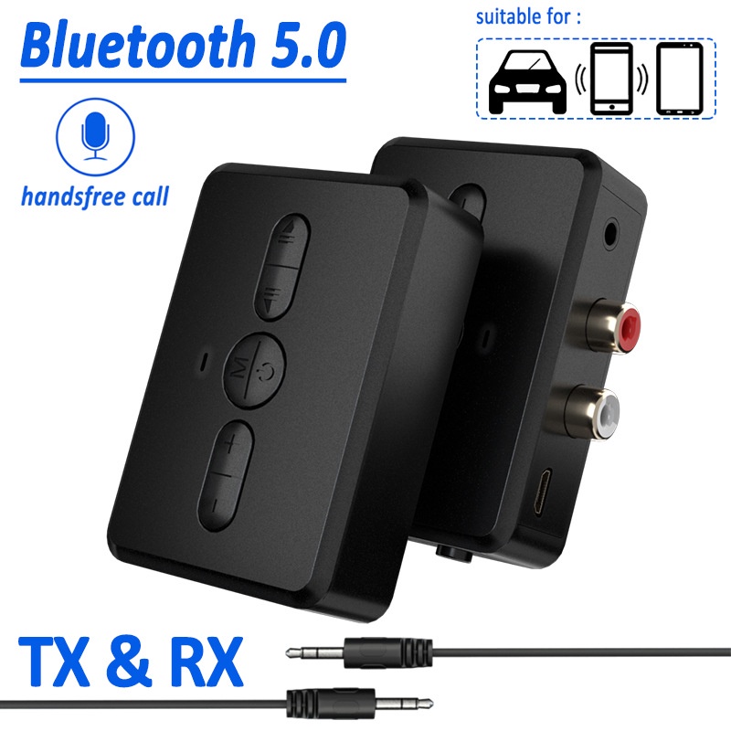 Bộ Chuyển Đổi Âm Thanh Bluetooth 5.0 RCA 3.5mm Cho Loa Xe Hơi