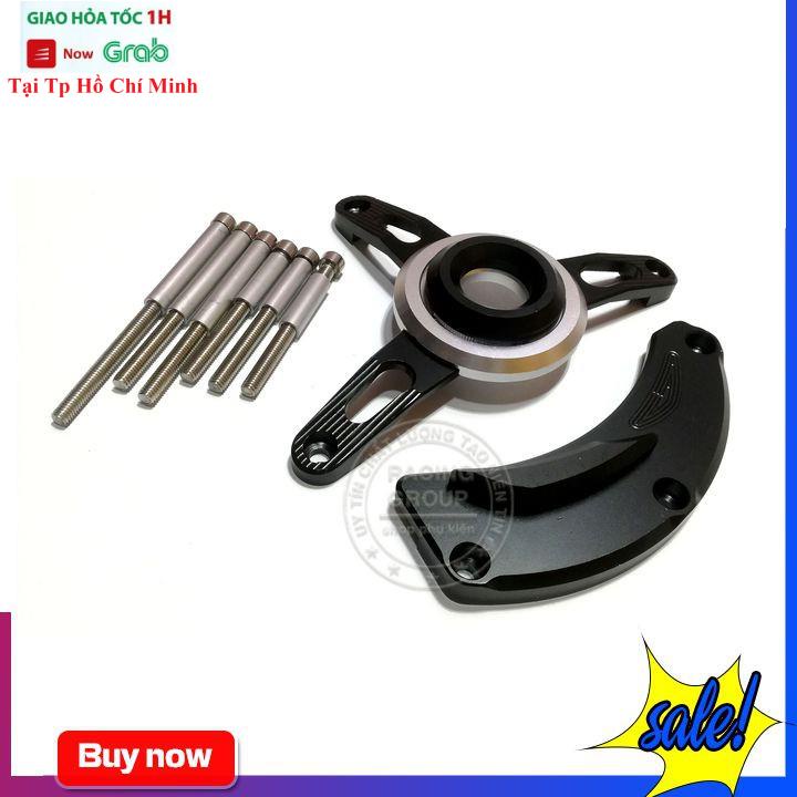 Cặp Bảo Vệ Lốc Máy Xe Exciter 150 Nhôm CNC Mẫu K4 Nhiều Màu