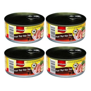 Combo 4 Pate Thịt Đặc Biệt Vissan 170g